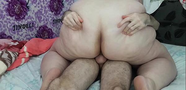  bbw wife and thin husband on homemade sextape